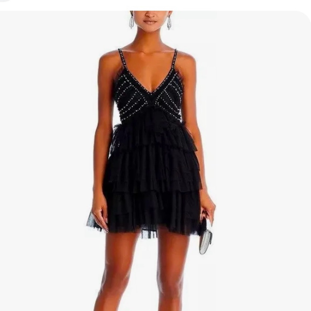 Worn once, size 4, Love Shack Fancy Jude tulle mini dress.